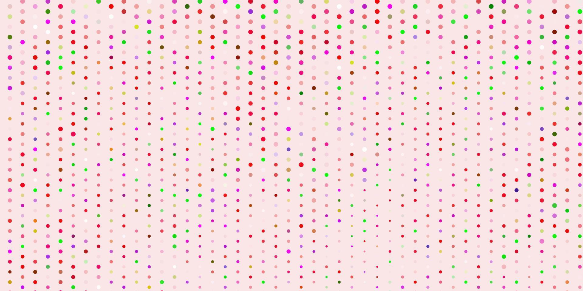 Fondo de vector rosa claro, verde con puntos.