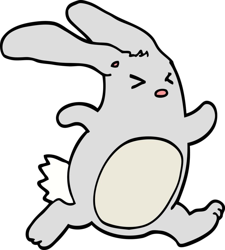 cartoon rabbit icon vector