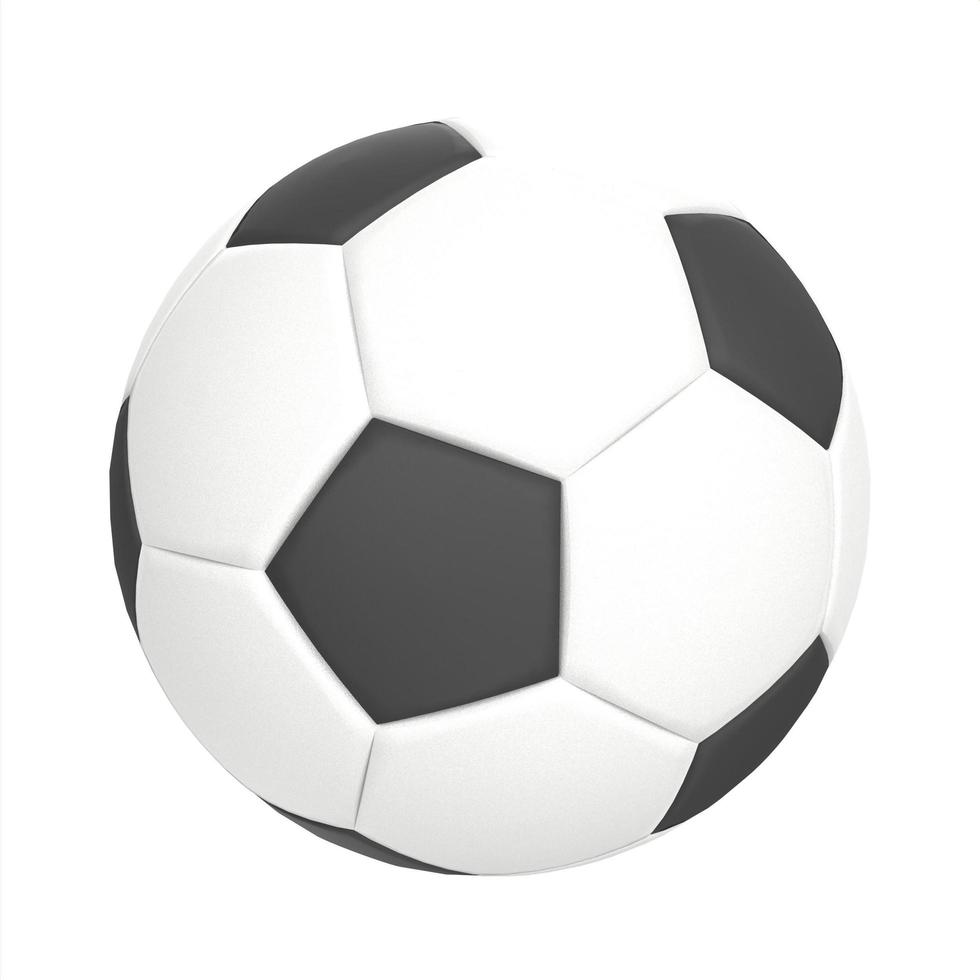 Soccer ball isolated on white background photo