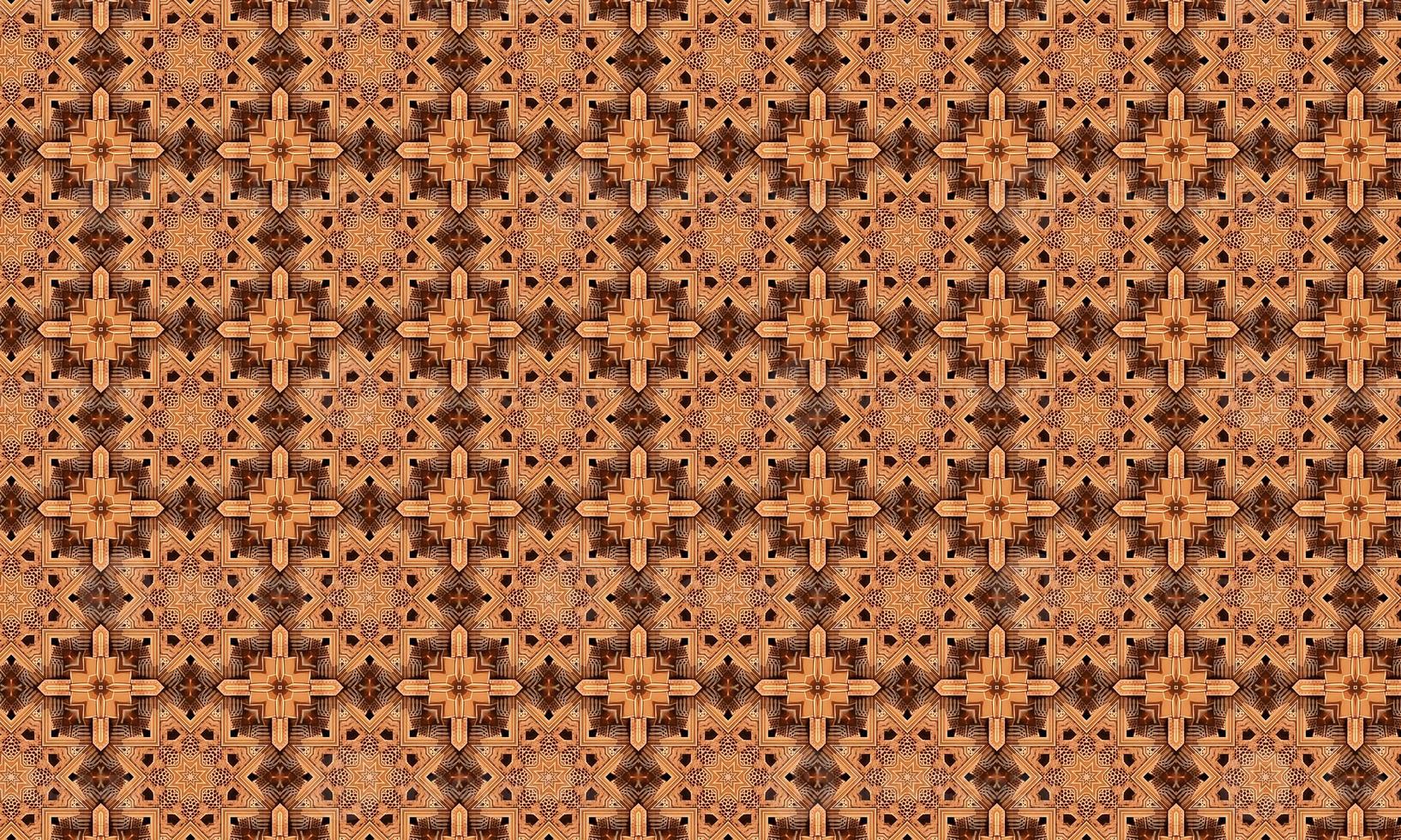 Trendy Seamless Pattern, Abstract Background. Tileable Geometric Grunge Repetitive Retro Background. Bizarre Art Illustration photo