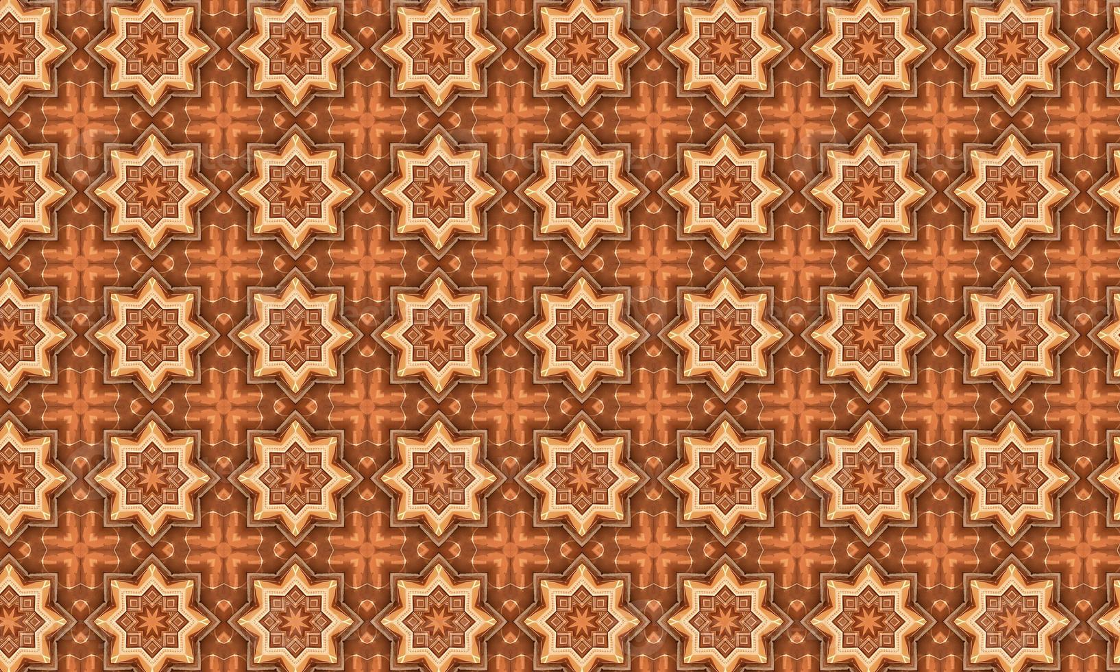 Trendy Seamless Pattern, Abstract Background. Tileable Geometric Grunge Repetitive Retro Background. Bizarre Art Illustration photo