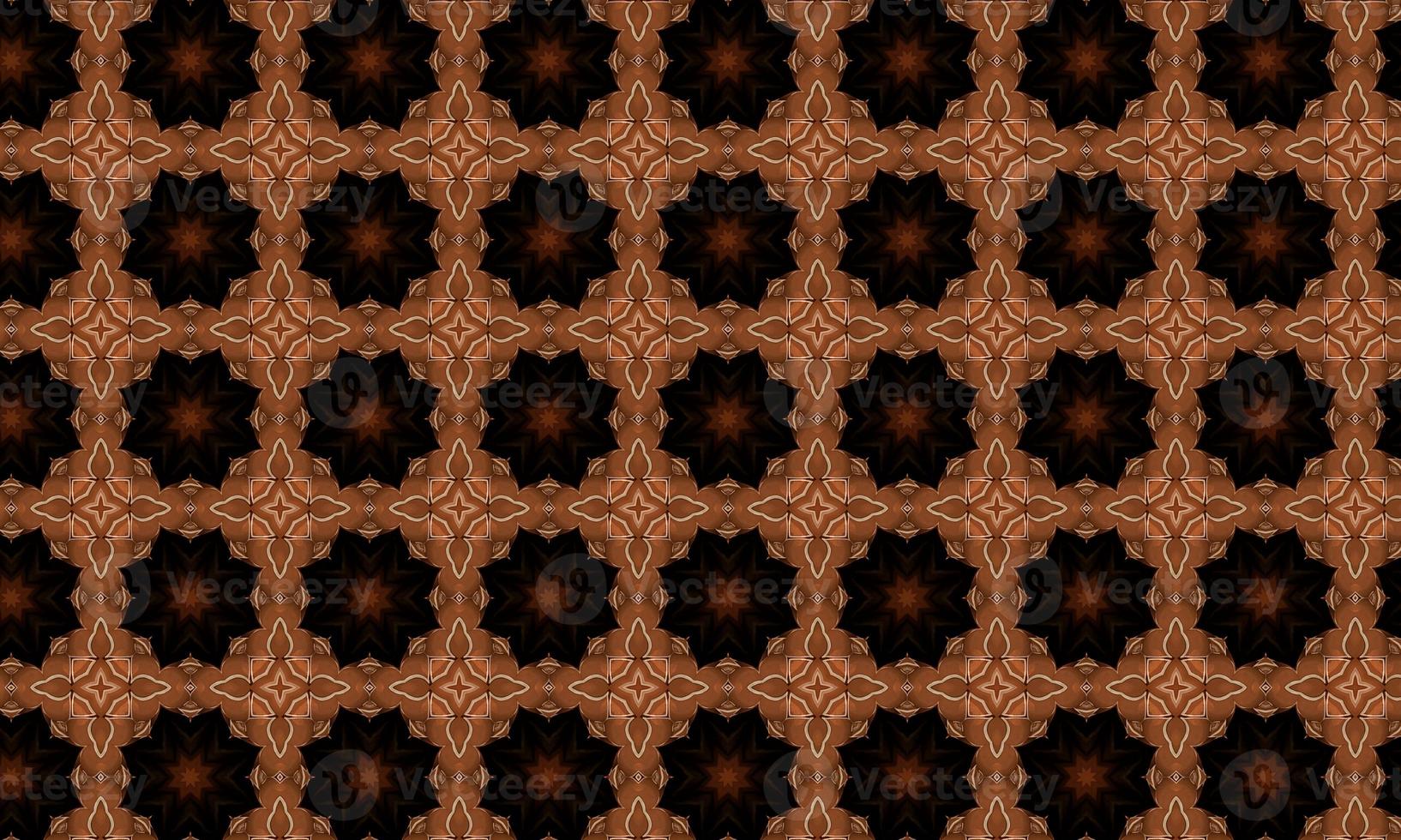Trendy Seamless Pattern, Abstract Background. Tileable Geometric Grunge Repetitive Retro Background. Bizarre Art Illustration photo