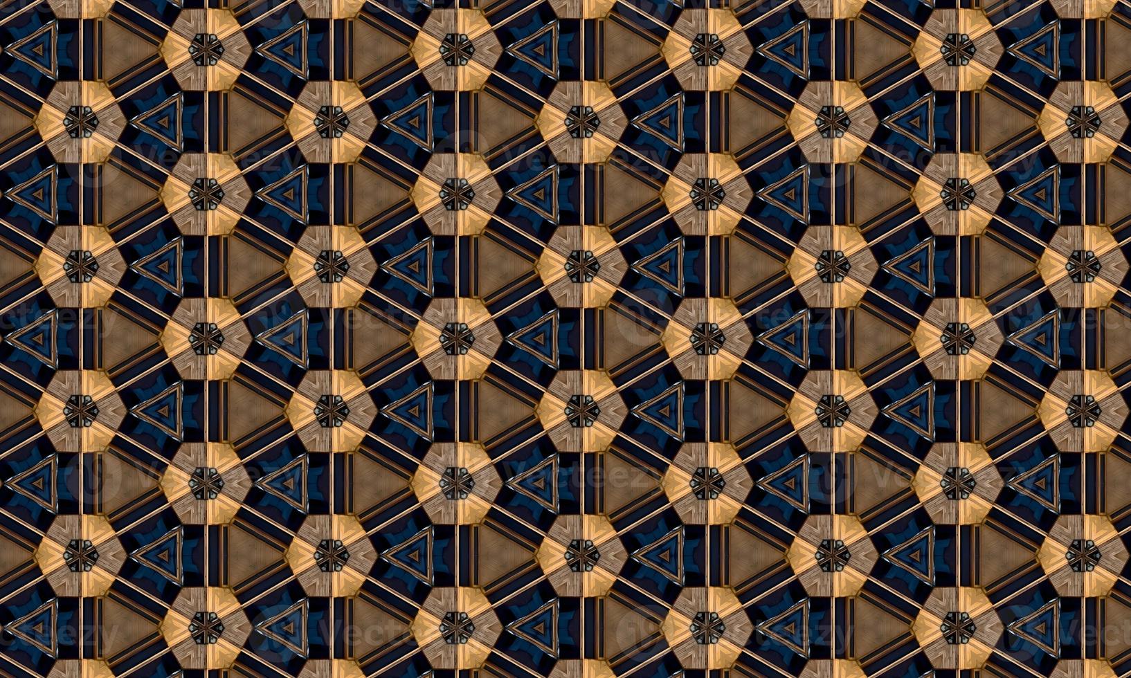 Seamless repeating colorful slanting kaleidoscopic pattern for backgrounds, design and wallpapers. High quality illustration photo