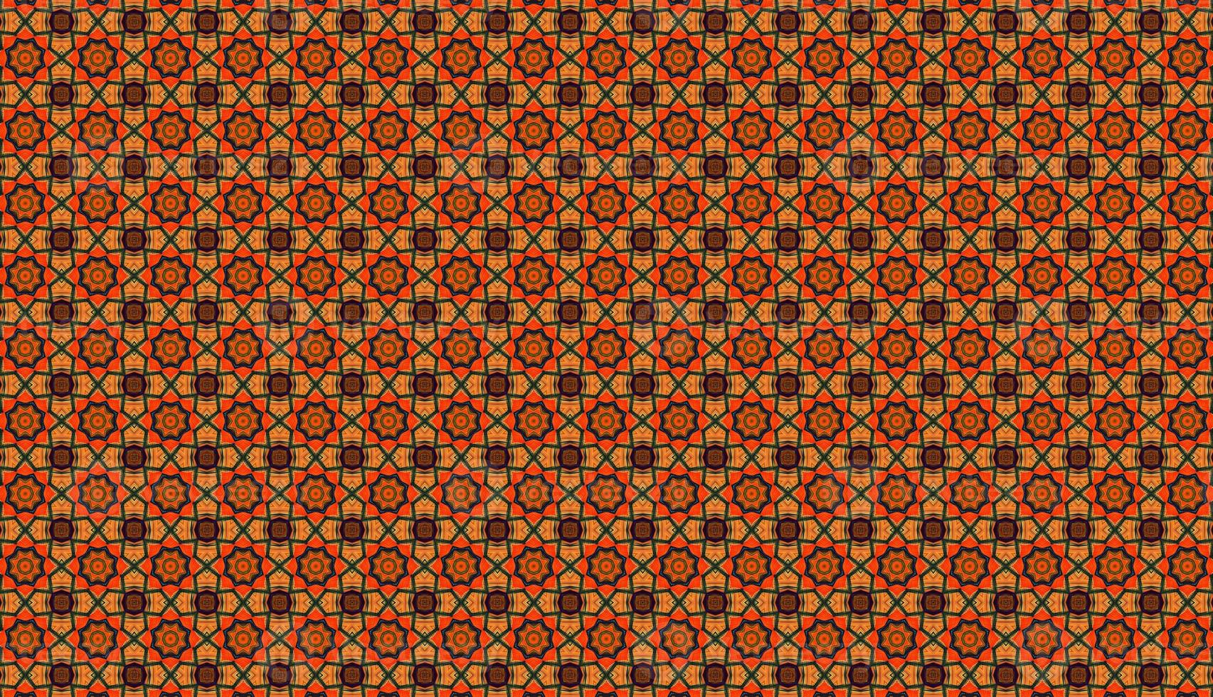 Trendy Seamless Pattern, Abstract Background. Tileable Geometric Grunge Repetitive Retro Background. Bizarre Art Illustration photo