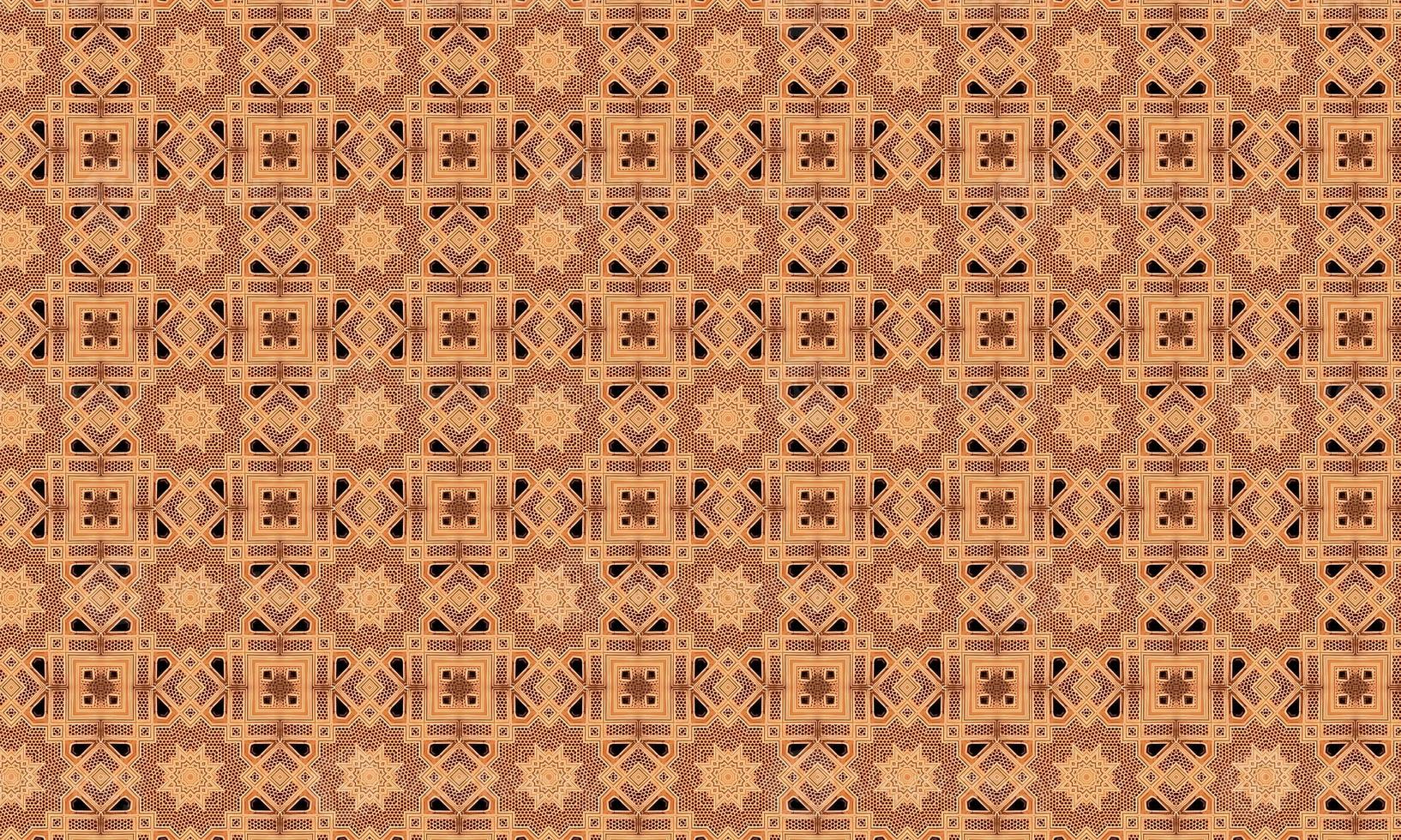 Trendy Seamless Pattern, Abstract Background. Tileable Geometric Grunge Repetitive Retro Background. Bizarre Art Illustration photo