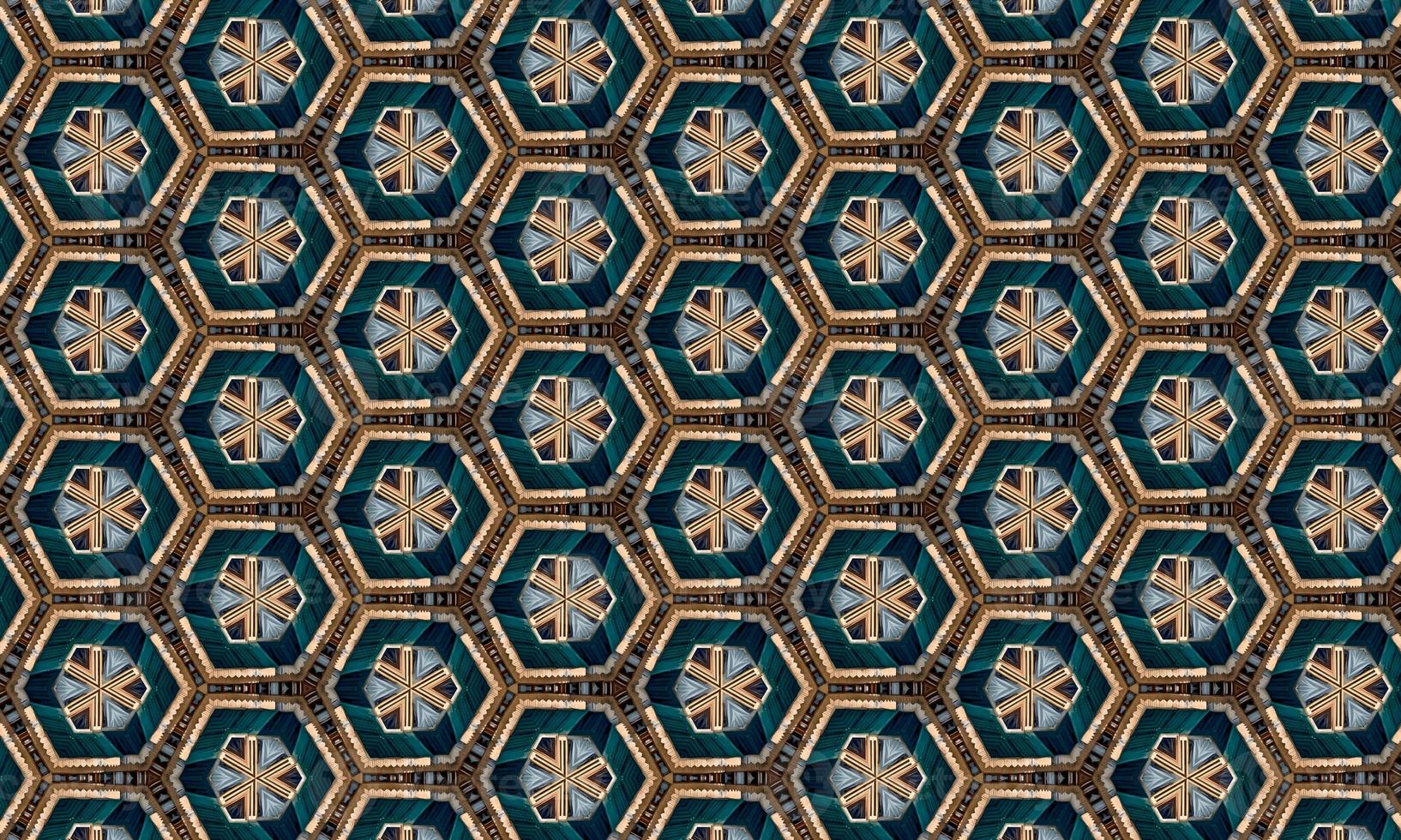 Seamless repeating colorful slanting kaleidoscopic pattern for backgrounds, design and wallpapers. High quality illustration photo