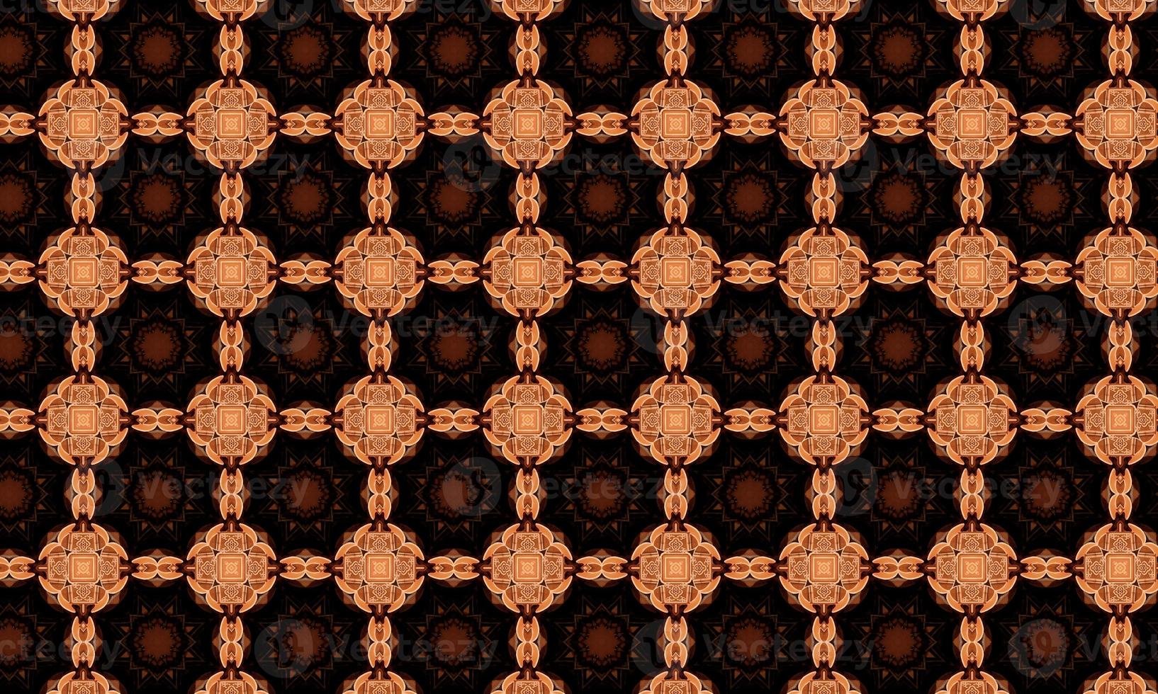 Trendy Seamless Pattern, Abstract Background. Tileable Geometric Grunge Repetitive Retro Background. Bizarre Art Illustration photo
