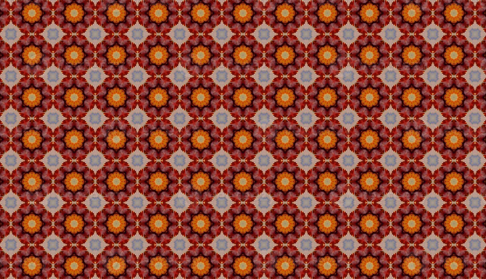 Trendy Seamless Pattern, Abstract Background. Tileable Geometric Grunge Repetitive Retro Background. Bizarre Art Illustration photo