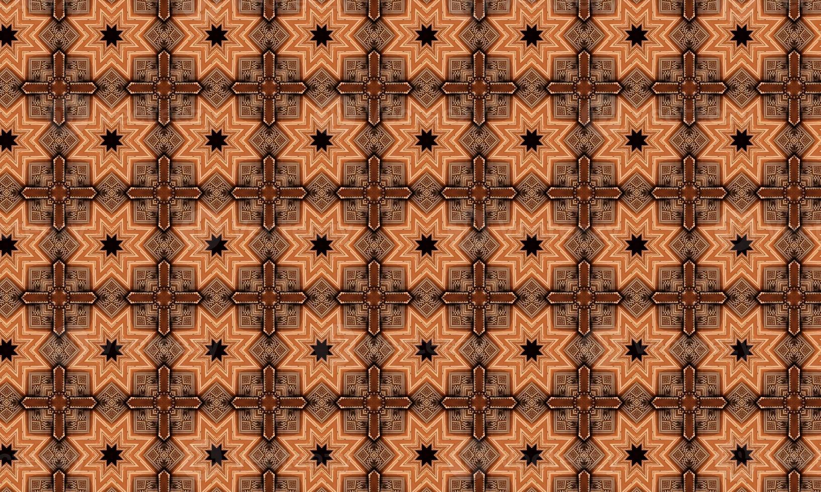 Trendy Seamless Pattern, Abstract Background. Tileable Geometric Grunge Repetitive Retro Background. Bizarre Art Illustration photo