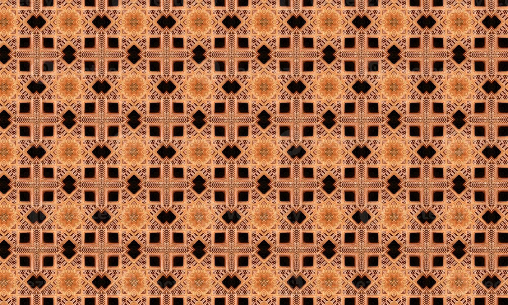 Trendy Seamless Pattern, Abstract Background. Tileable Geometric Grunge Repetitive Retro Background. Bizarre Art Illustration photo