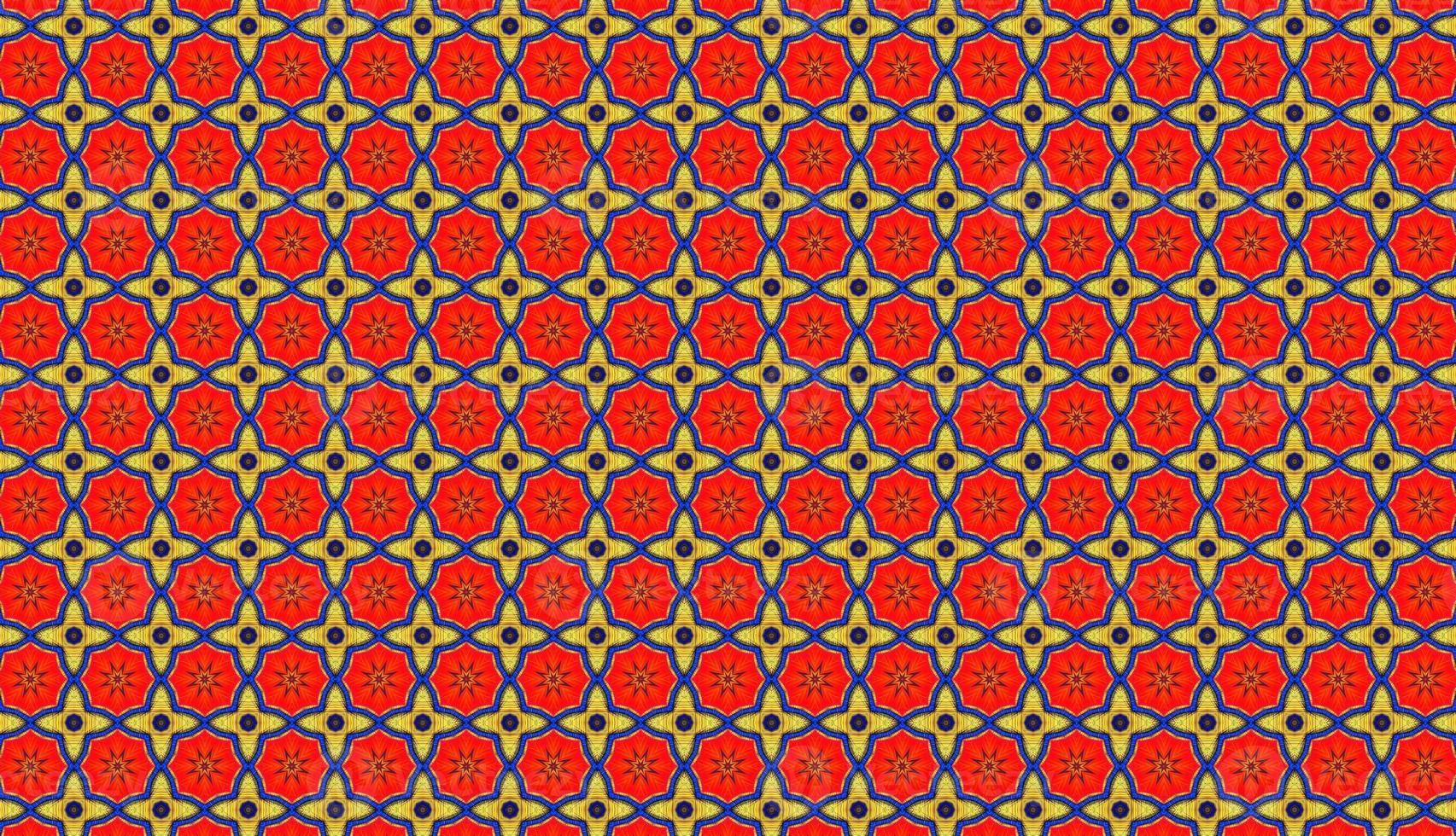 Trendy Seamless Pattern, Abstract Background. Tileable Geometric Grunge Repetitive Retro Background. Bizarre Art Illustration photo