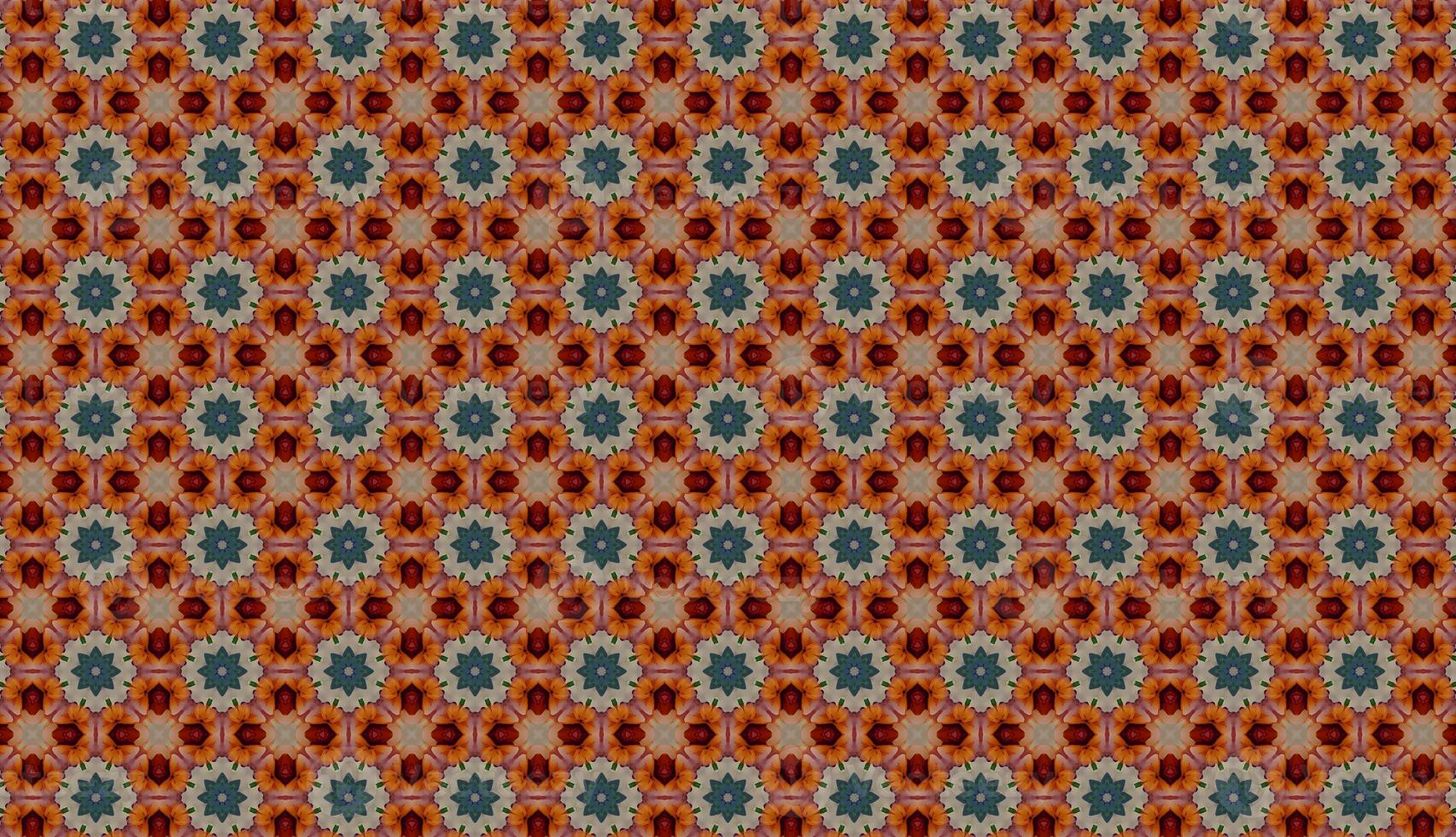 Trendy Seamless Pattern, Abstract Background. Tileable Geometric Grunge Repetitive Retro Background. Bizarre Art Illustration photo