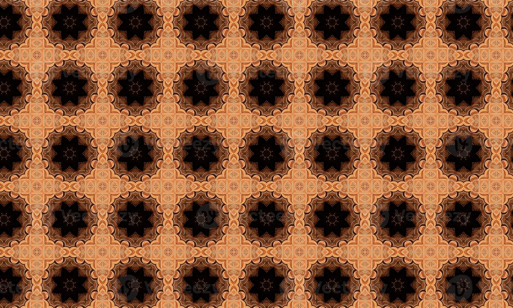 Trendy Seamless Pattern, Abstract Background. Tileable Geometric Grunge Repetitive Retro Background. Bizarre Art Illustration photo