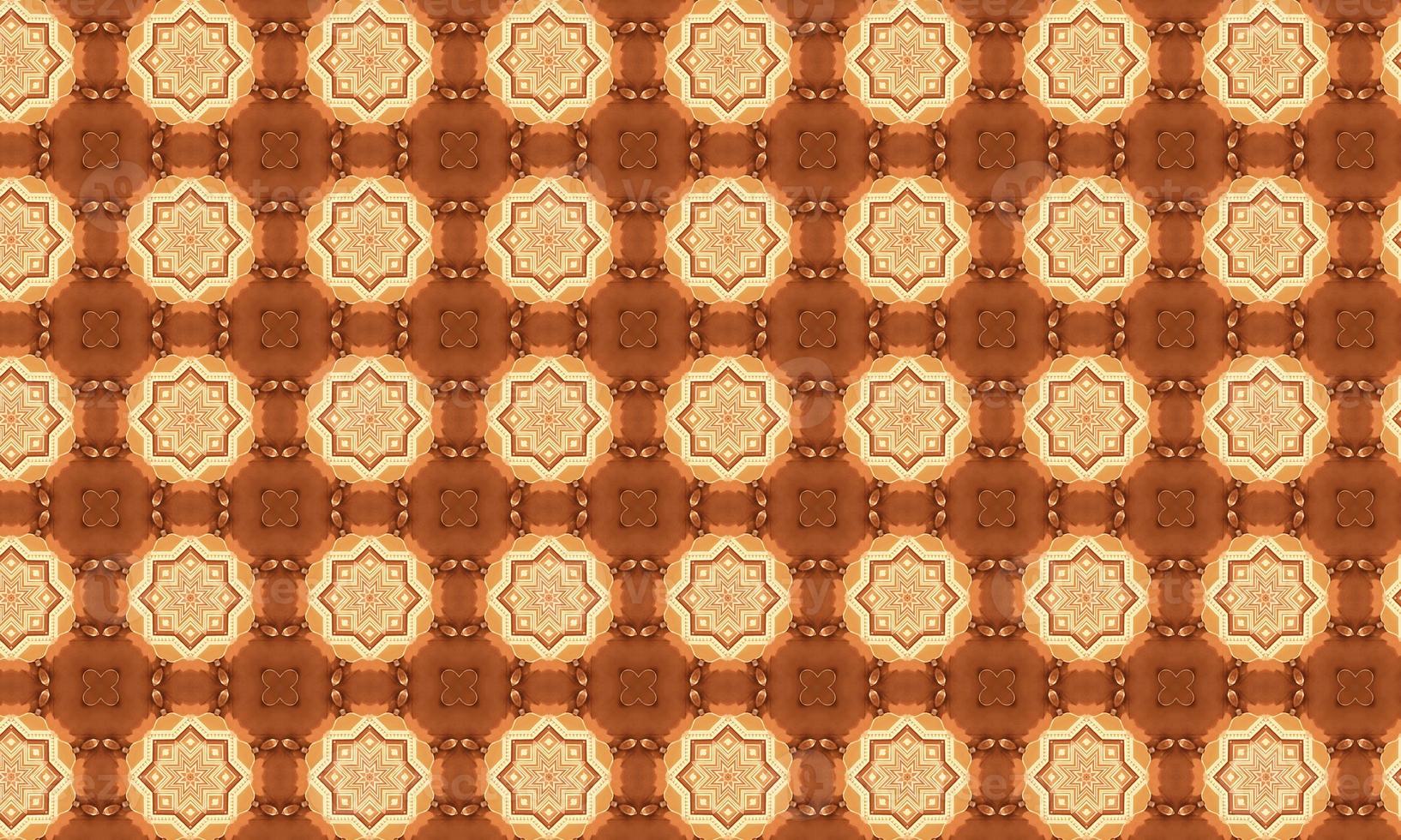 Trendy Seamless Pattern, Abstract Background. Tileable Geometric Grunge Repetitive Retro Background. Bizarre Art Illustration photo