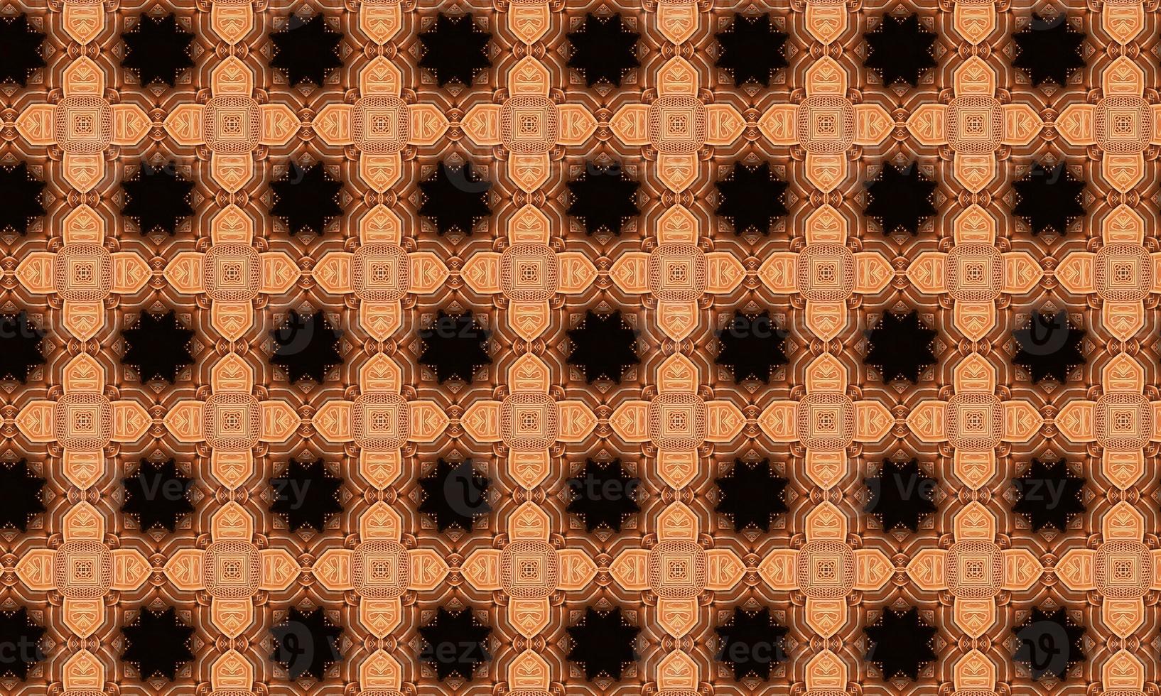 Trendy Seamless Pattern, Abstract Background. Tileable Geometric Grunge Repetitive Retro Background. Bizarre Art Illustration photo
