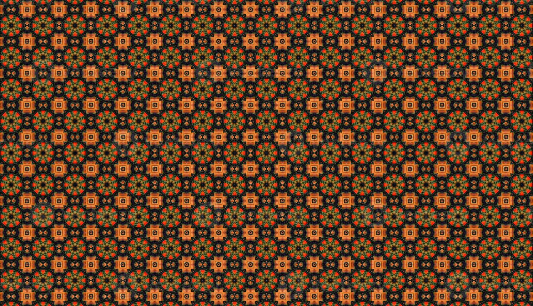 Trendy Seamless Pattern, Abstract Background. Tileable Geometric Grunge Repetitive Retro Background. Bizarre Art Illustration photo