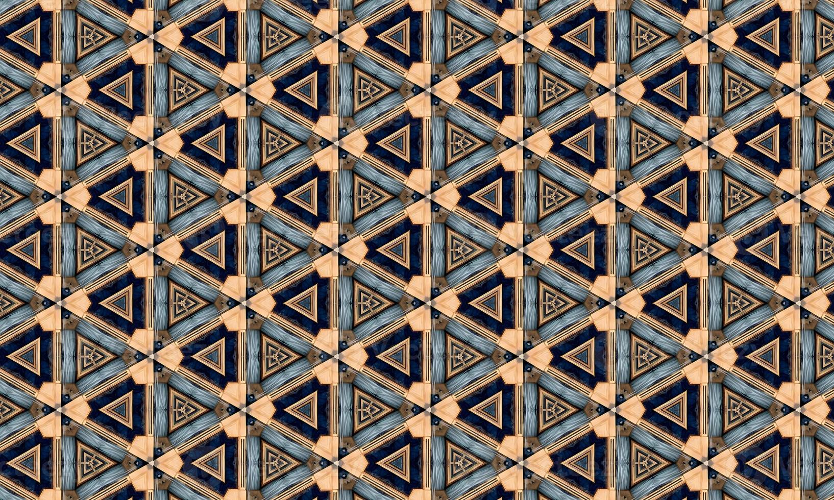 Seamless repeating colorful slanting kaleidoscopic pattern for backgrounds, design and wallpapers. High quality illustration photo
