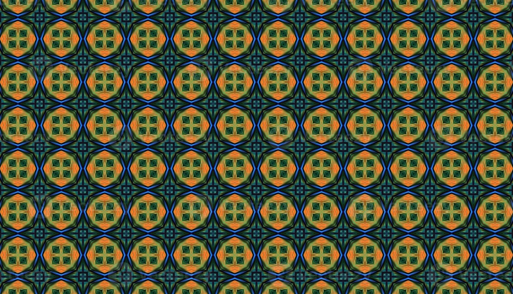 Pattern. Seamless abstract retro background design. Raster. multicolors High quality illustration photo