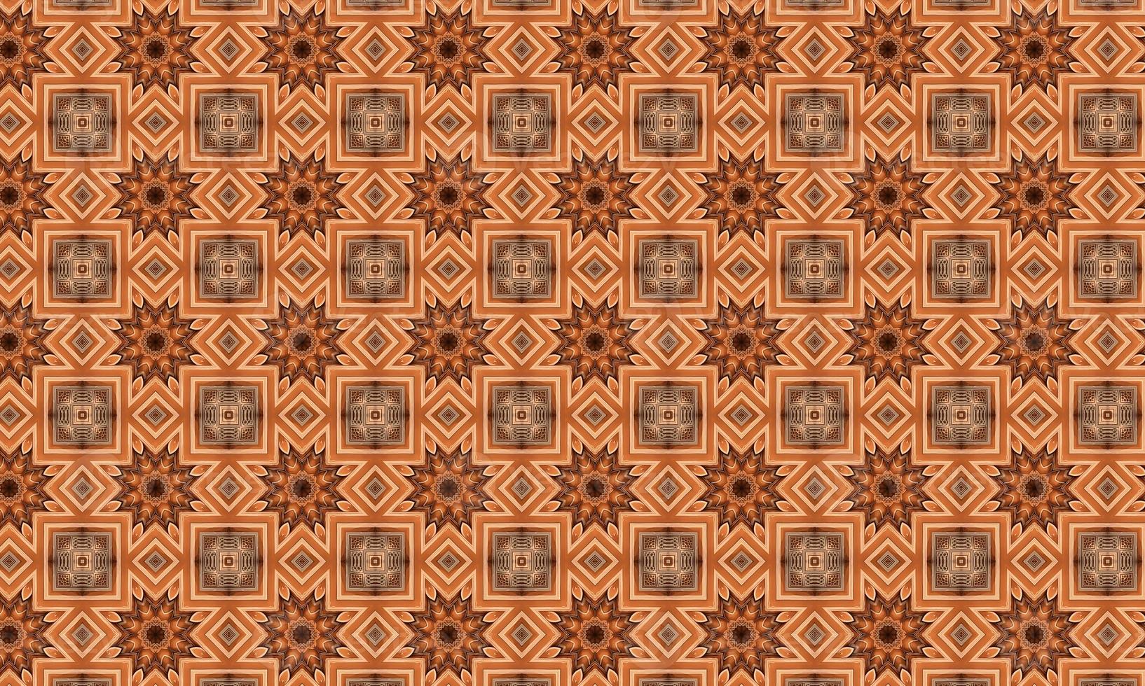 Trendy Seamless Pattern, Abstract Background. Tileable Geometric Grunge Repetitive Retro Background. Bizarre Art Illustration photo