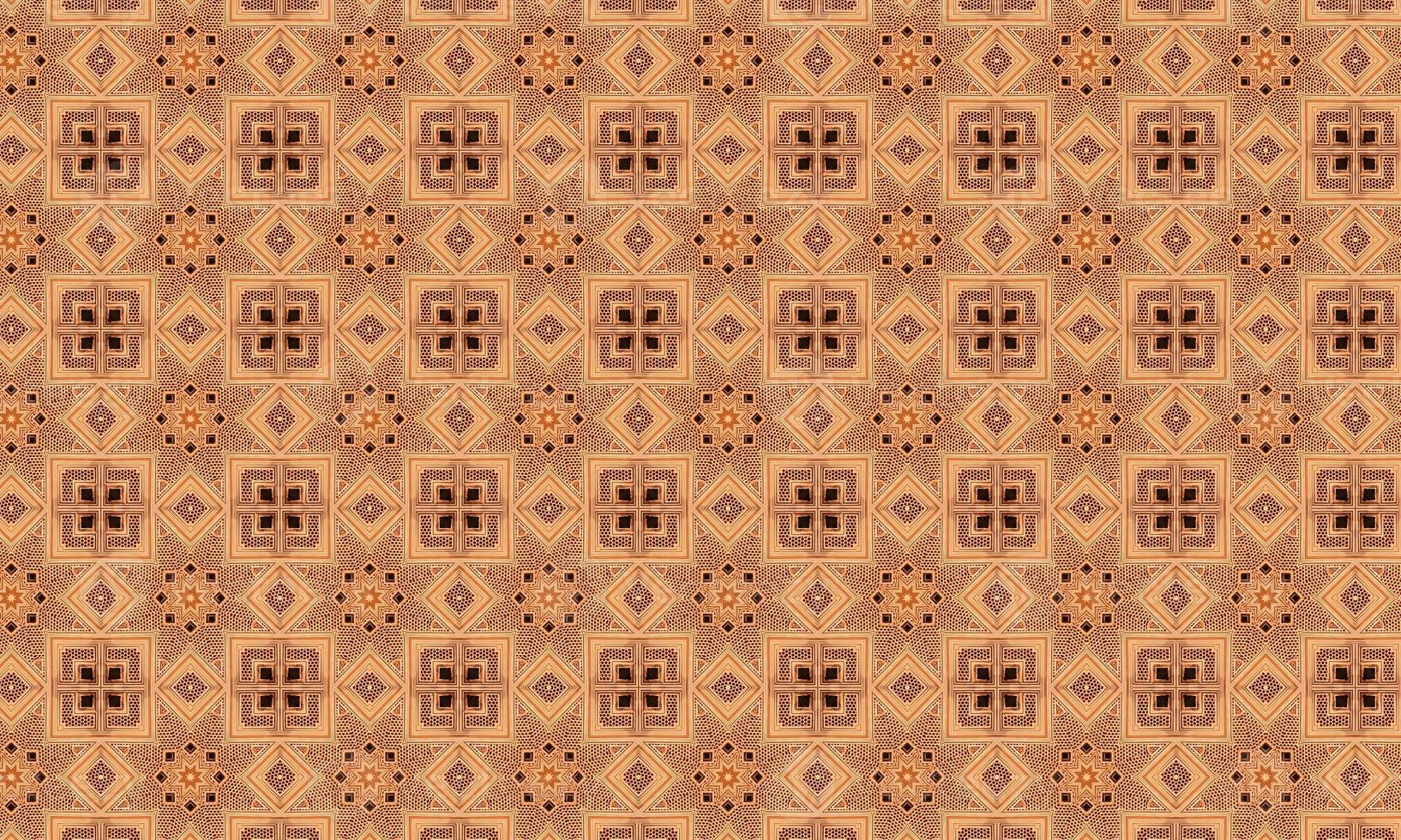 Trendy Seamless Pattern, Abstract Background. Tileable Geometric Grunge Repetitive Retro Background. Bizarre Art Illustration photo