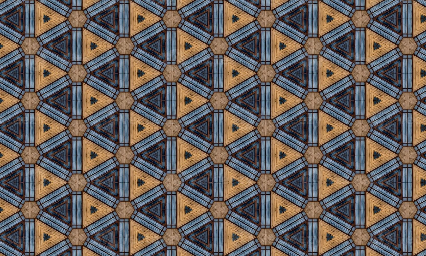 Seamless repeating colorful slanting kaleidoscopic pattern for backgrounds, design and wallpapers. High quality illustration photo