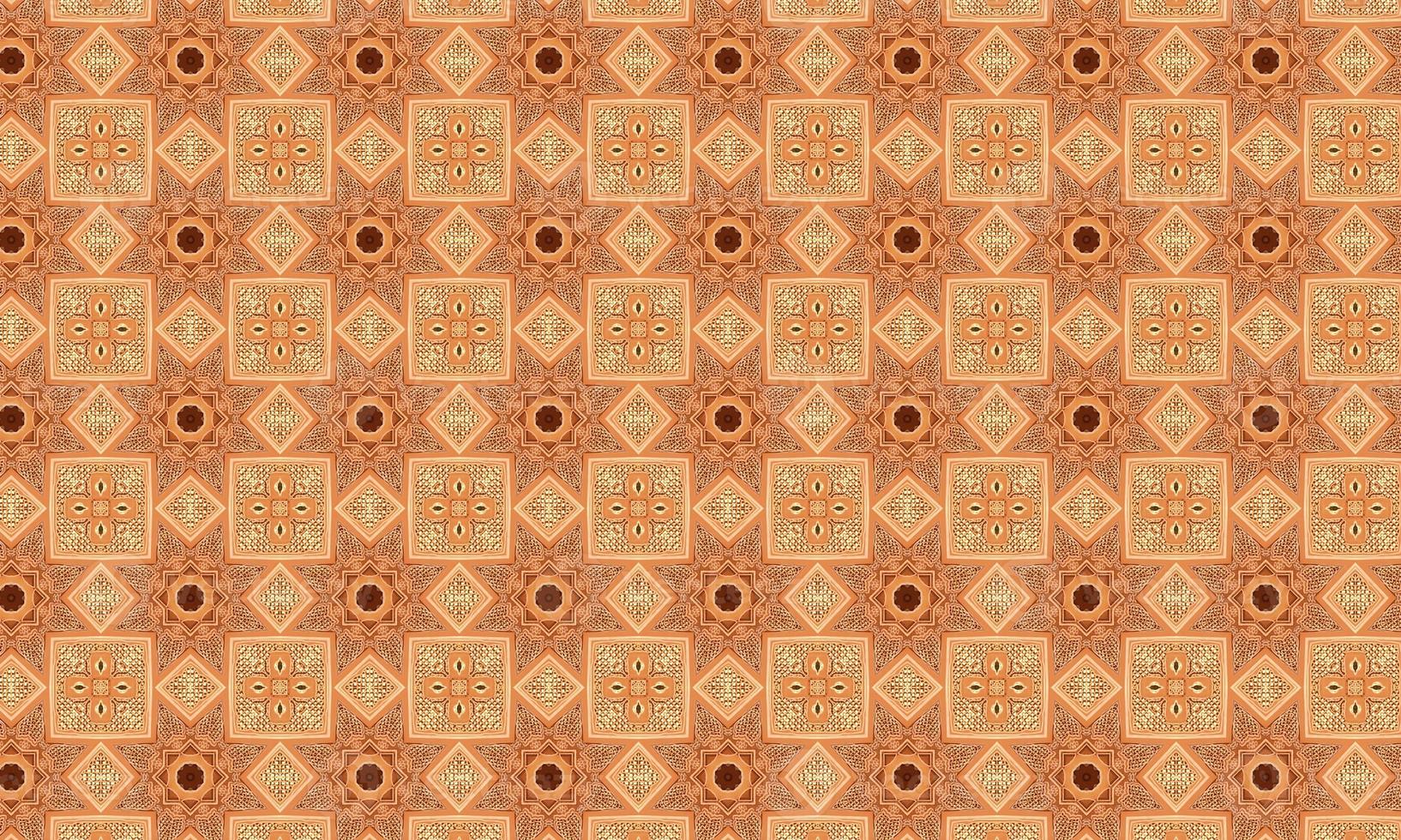 Trendy Seamless Pattern, Abstract Background. Tileable Geometric Grunge Repetitive Retro Background. Bizarre Art Illustration photo