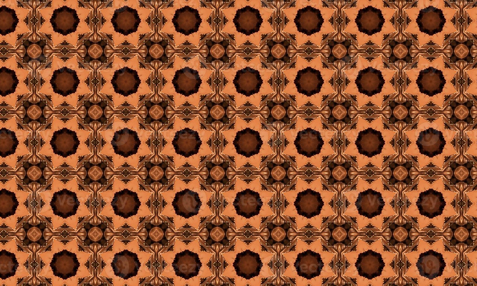 Trendy Seamless Pattern, Abstract Background. Tileable Geometric Grunge Repetitive Retro Background. Bizarre Art Illustration photo