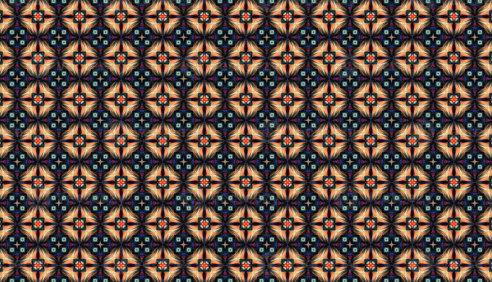 Pattern. Seamless abstract retro background design. Raster. multicolors High quality illustration photo