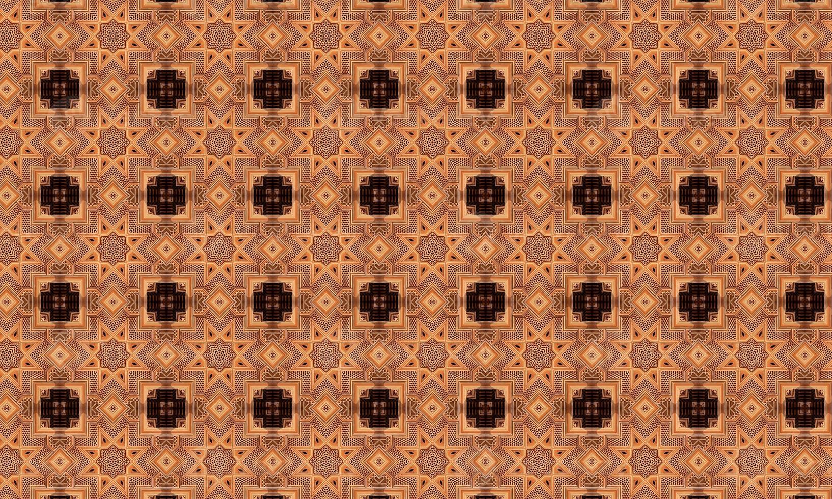 Trendy Seamless Pattern, Abstract Background. Tileable Geometric Grunge Repetitive Retro Background. Bizarre Art Illustration photo