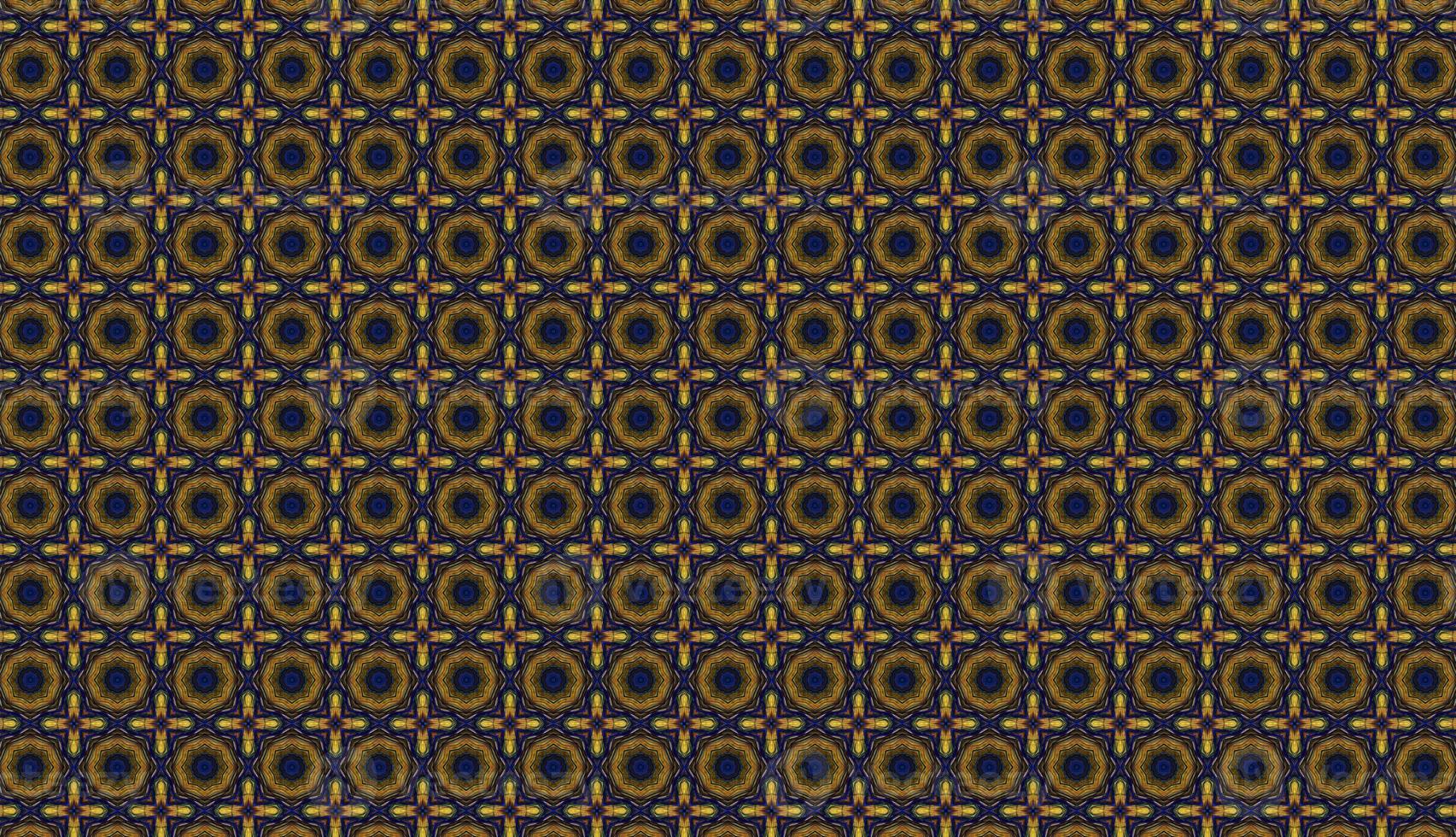 Trendy Seamless Pattern, Abstract Background. Tileable Geometric Grunge Repetitive Retro Background. Bizarre Art Illustration photo