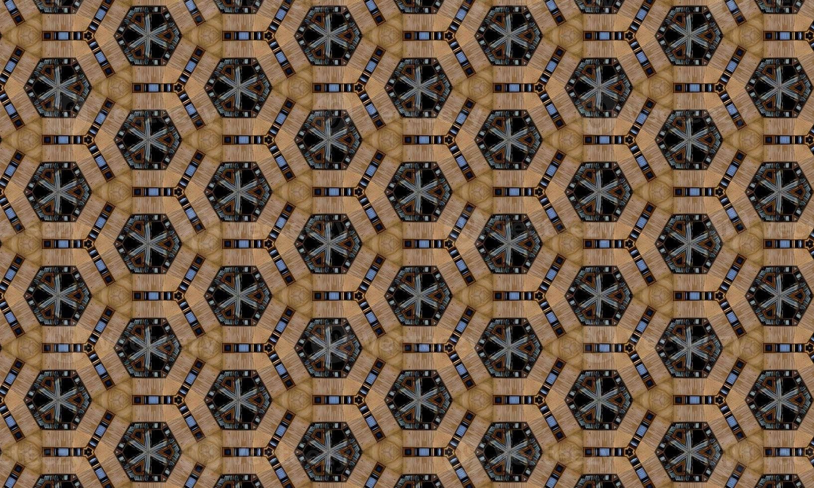 Seamless repeating colorful slanting kaleidoscopic pattern for backgrounds, design and wallpapers. High quality illustration photo