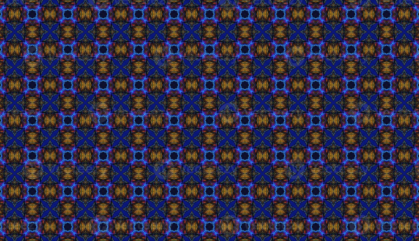 Pattern. Seamless abstract retro background design. Raster. multicolors High quality illustration photo