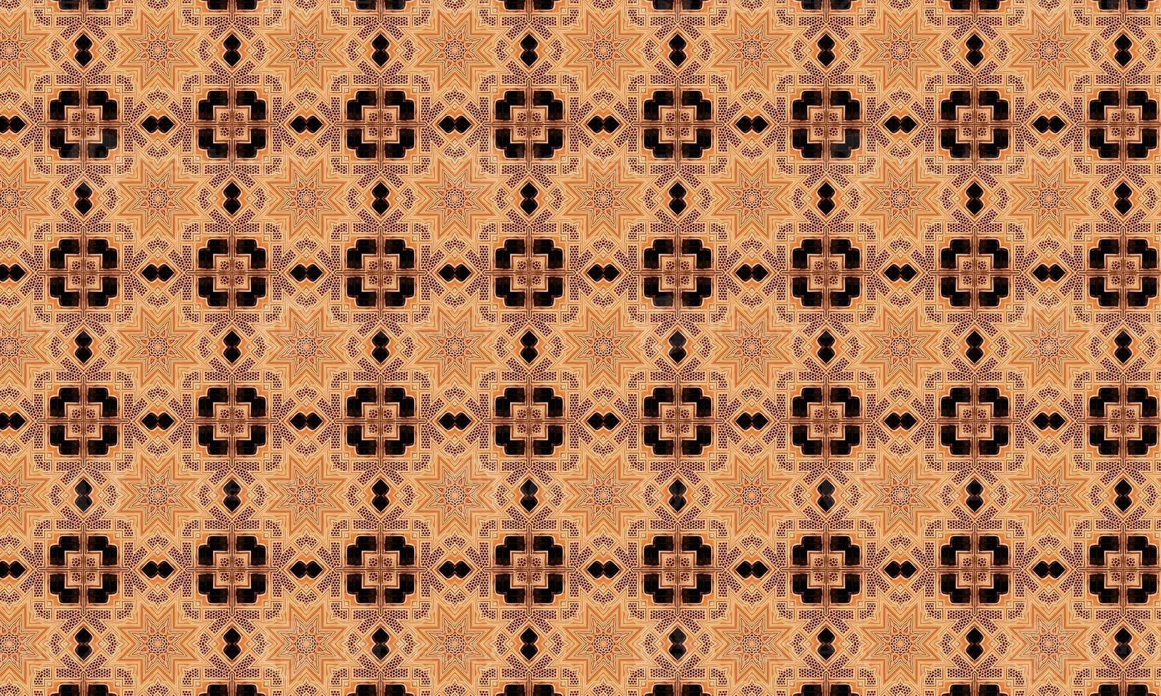 Trendy Seamless Pattern, Abstract Background. Tileable Geometric Grunge Repetitive Retro Background. Bizarre Art Illustration photo