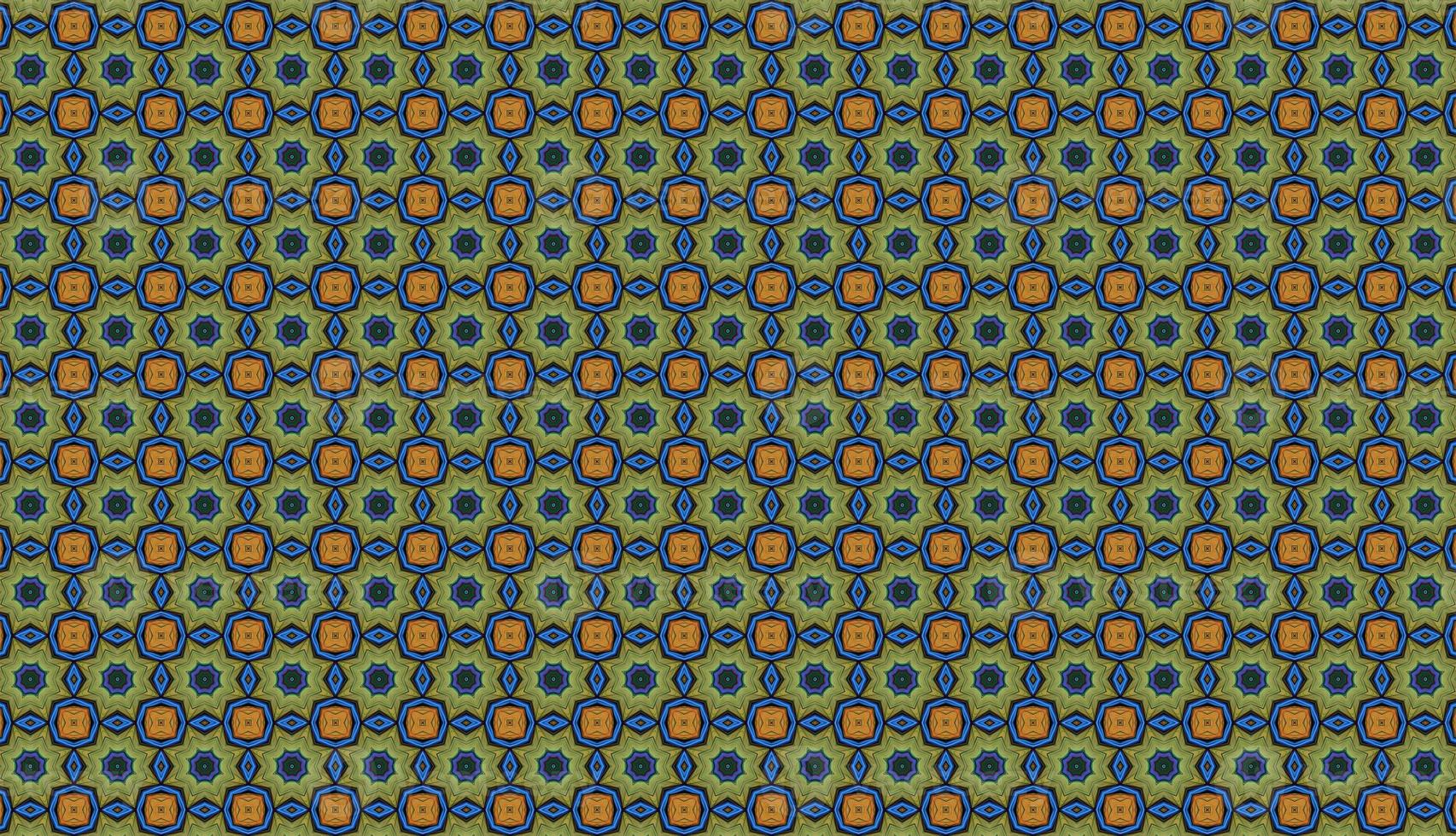 Trendy Seamless Pattern, Abstract Background. Tileable Geometric Grunge Repetitive Retro Background. Bizarre Art Illustration photo