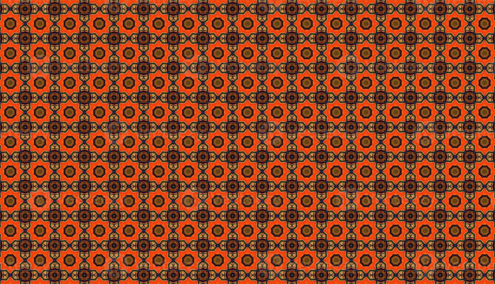 Trendy Seamless Pattern, Abstract Background. Tileable Geometric Grunge Repetitive Retro Background. Bizarre Art Illustration photo