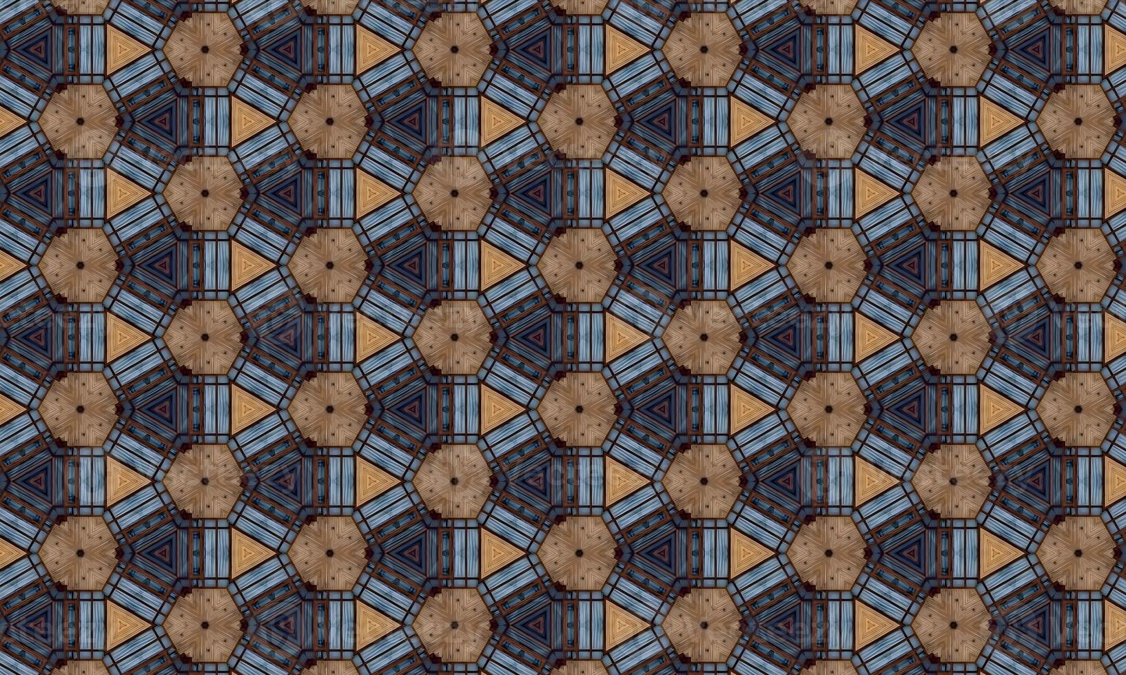Seamless repeating colorful slanting kaleidoscopic pattern for backgrounds, design and wallpapers. High quality illustration photo