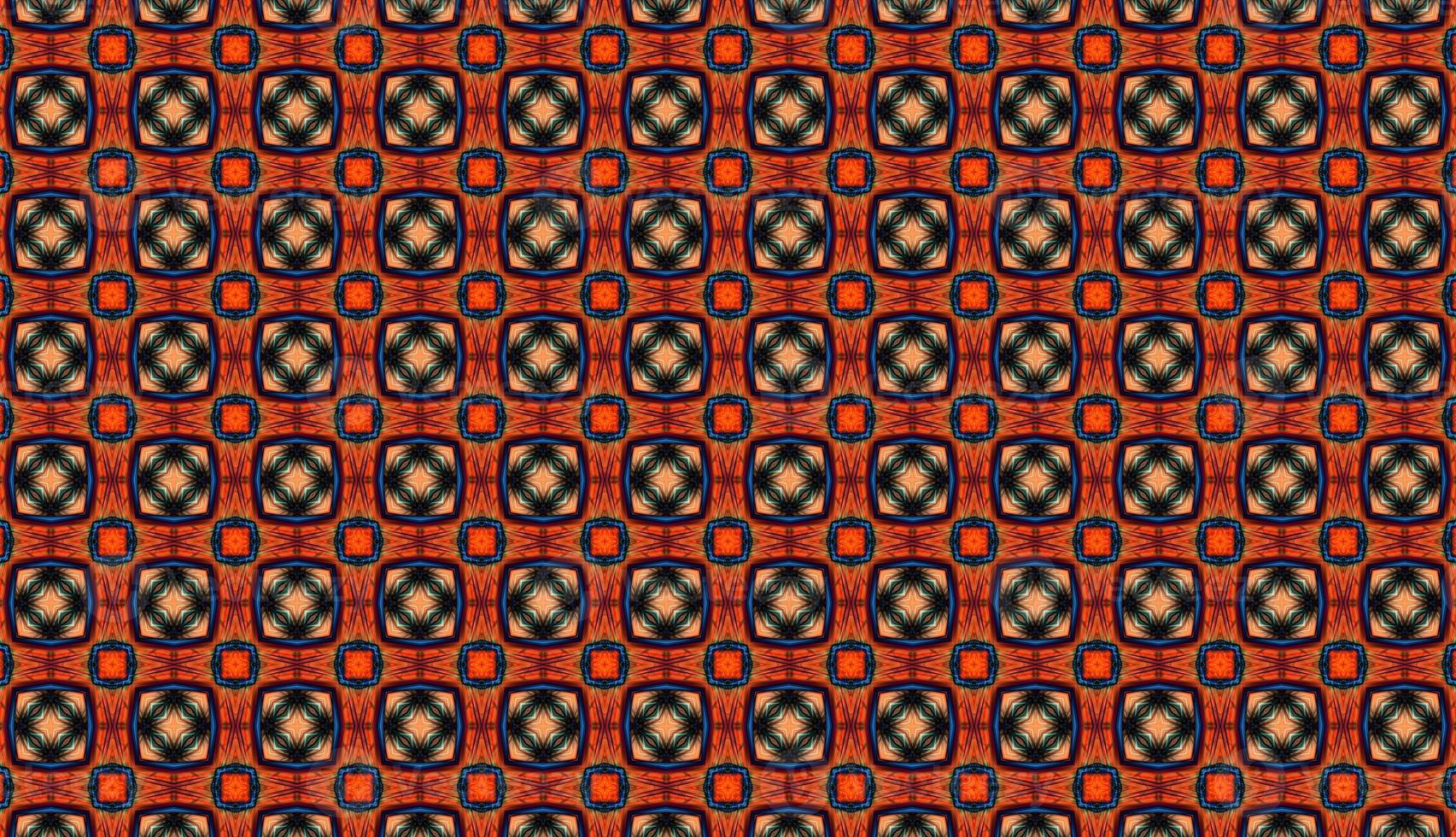 Pattern. Seamless abstract retro background design. Raster. multicolors High quality illustration photo