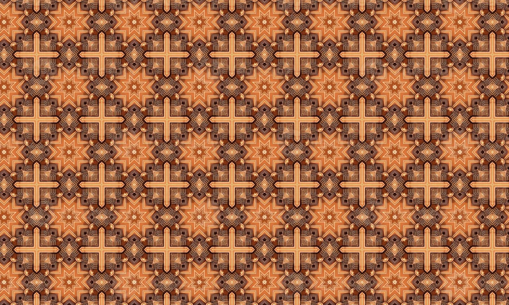 Trendy Seamless Pattern, Abstract Background. Tileable Geometric Grunge Repetitive Retro Background. Bizarre Art Illustration photo