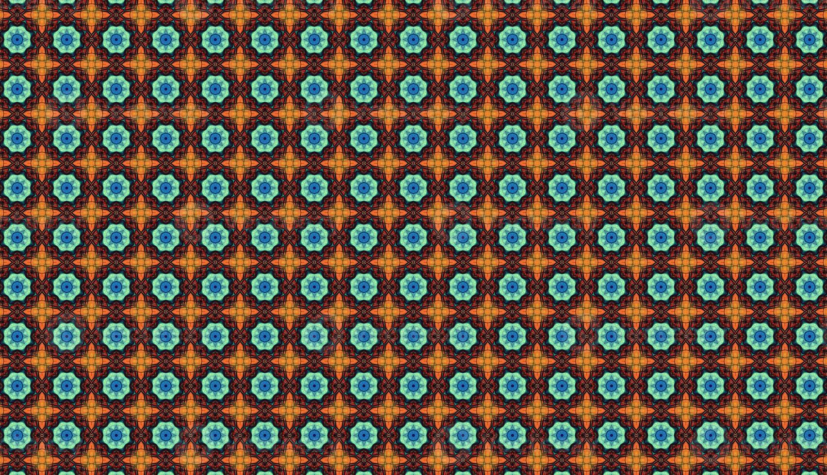 Trendy Seamless Pattern, Abstract Background. Tileable Geometric Grunge Repetitive Retro Background. Bizarre Art Illustration photo