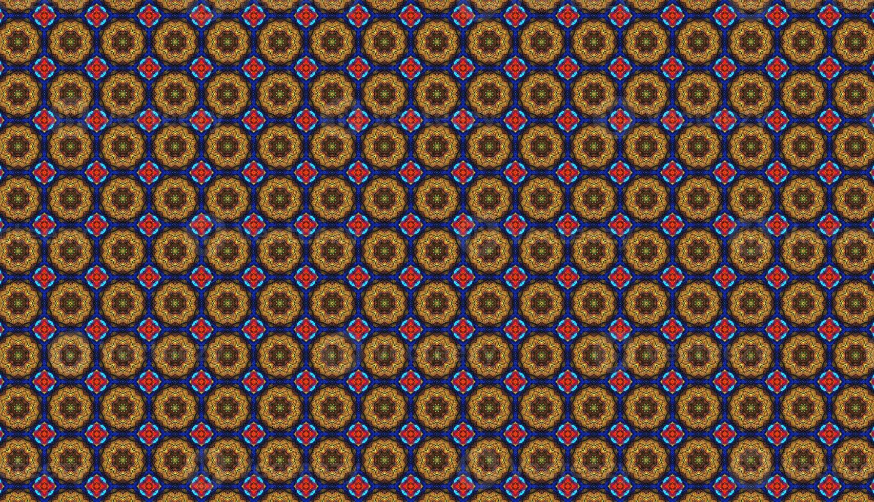Trendy Seamless Pattern, Abstract Background. Tileable Geometric Grunge Repetitive Retro Background. Bizarre Art Illustration photo