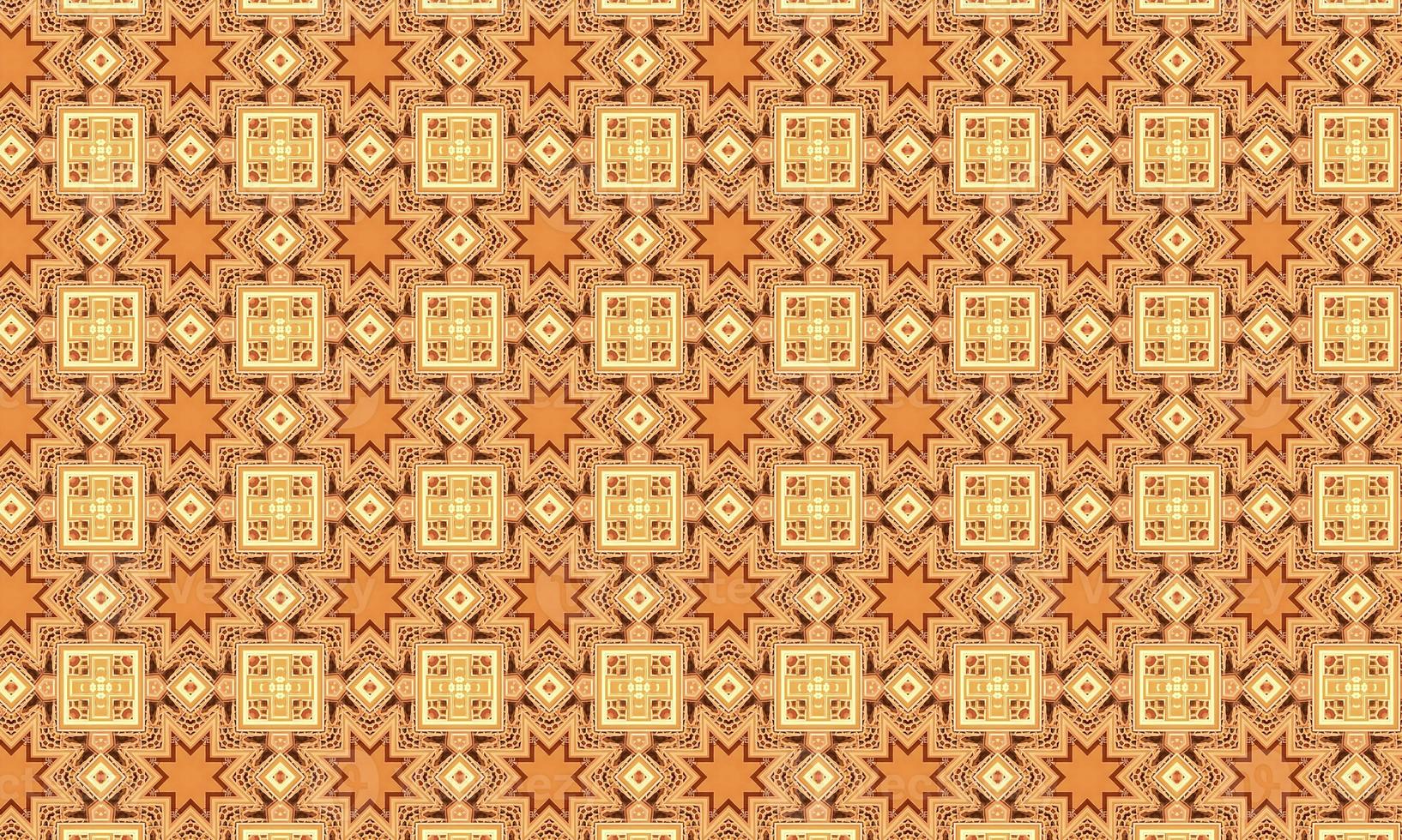 Trendy Seamless Pattern, Abstract Background. Tileable Geometric Grunge Repetitive Retro Background. Bizarre Art Illustration photo