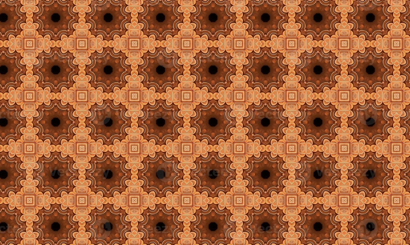 Trendy Seamless Pattern, Abstract Background. Tileable Geometric Grunge Repetitive Retro Background. Bizarre Art Illustration photo