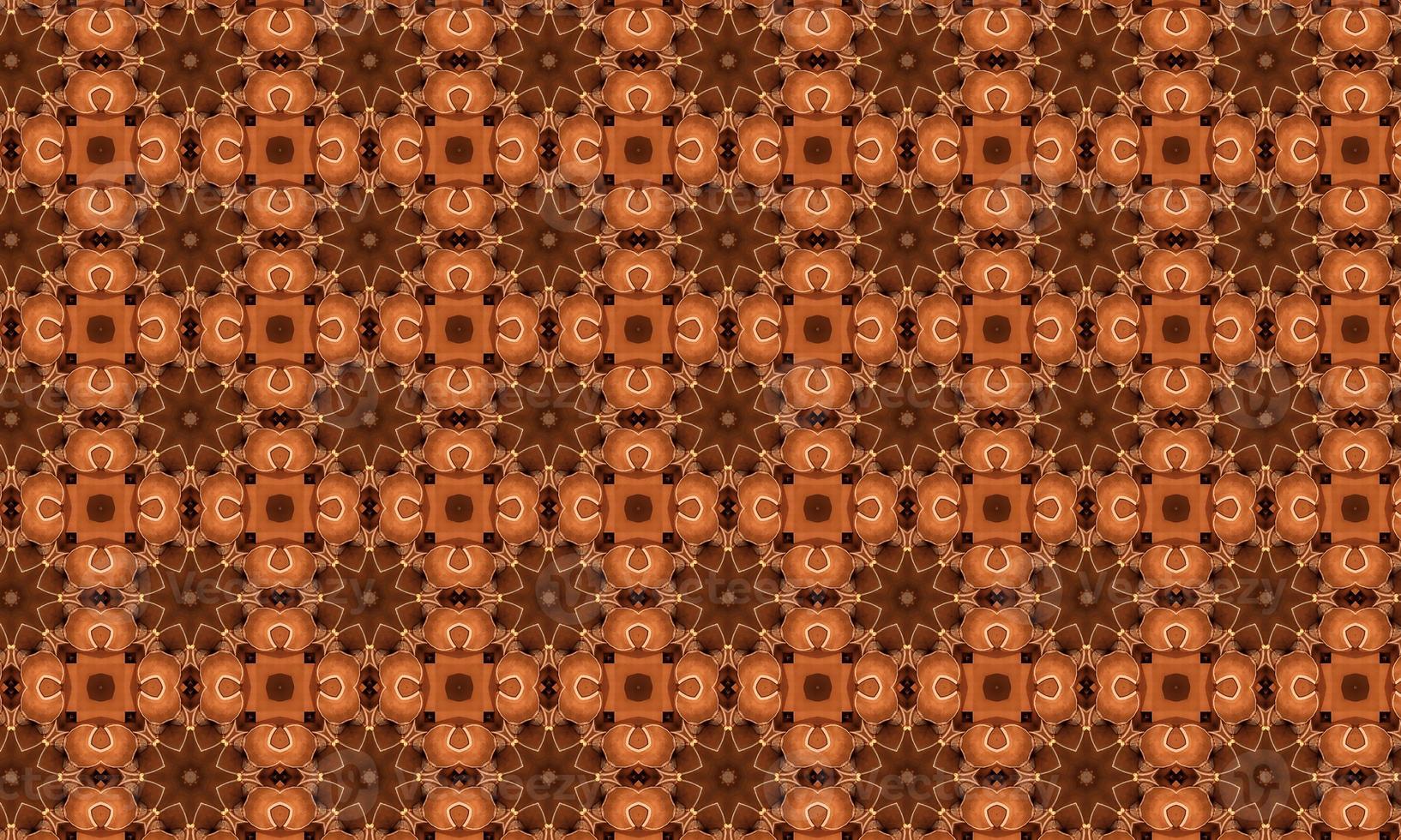 Trendy Seamless Pattern, Abstract Background. Tileable Geometric Grunge Repetitive Retro Background. Bizarre Art Illustration photo