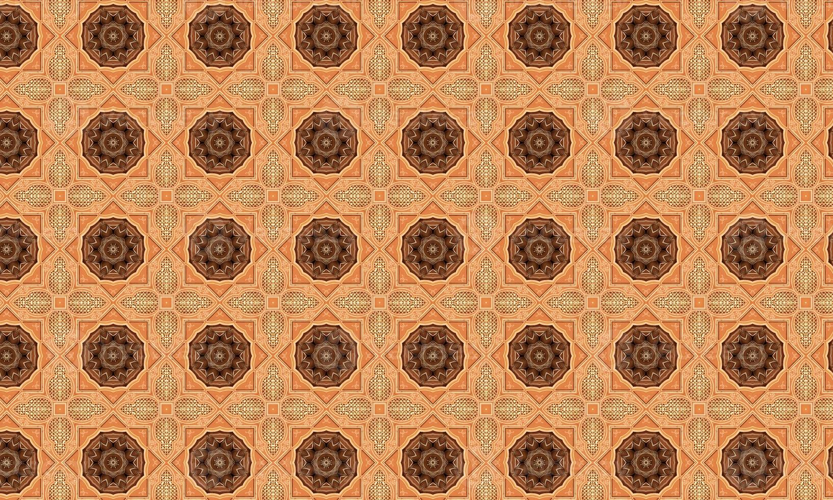 Trendy Seamless Pattern, Abstract Background. Tileable Geometric Grunge Repetitive Retro Background. Bizarre Art Illustration photo