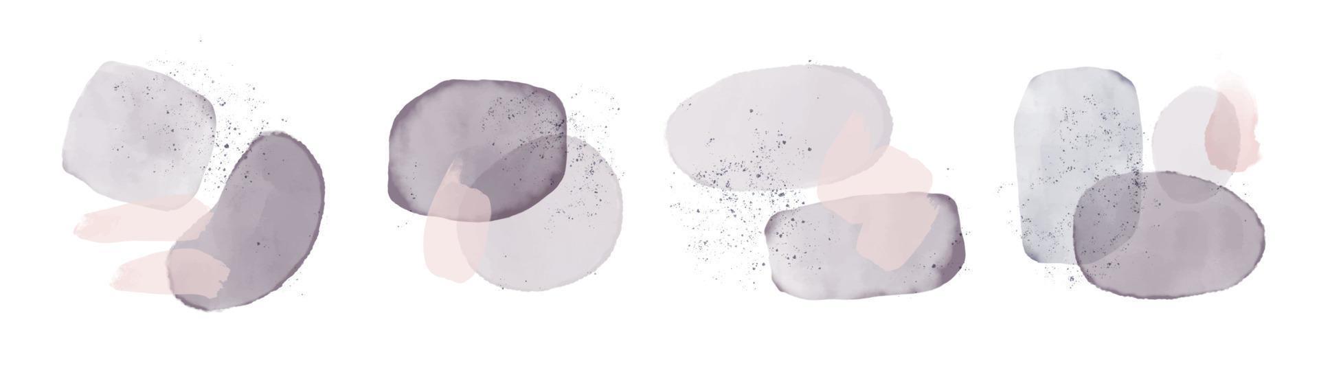 Abstract watercolor contemporary art decoration for background decoration vector