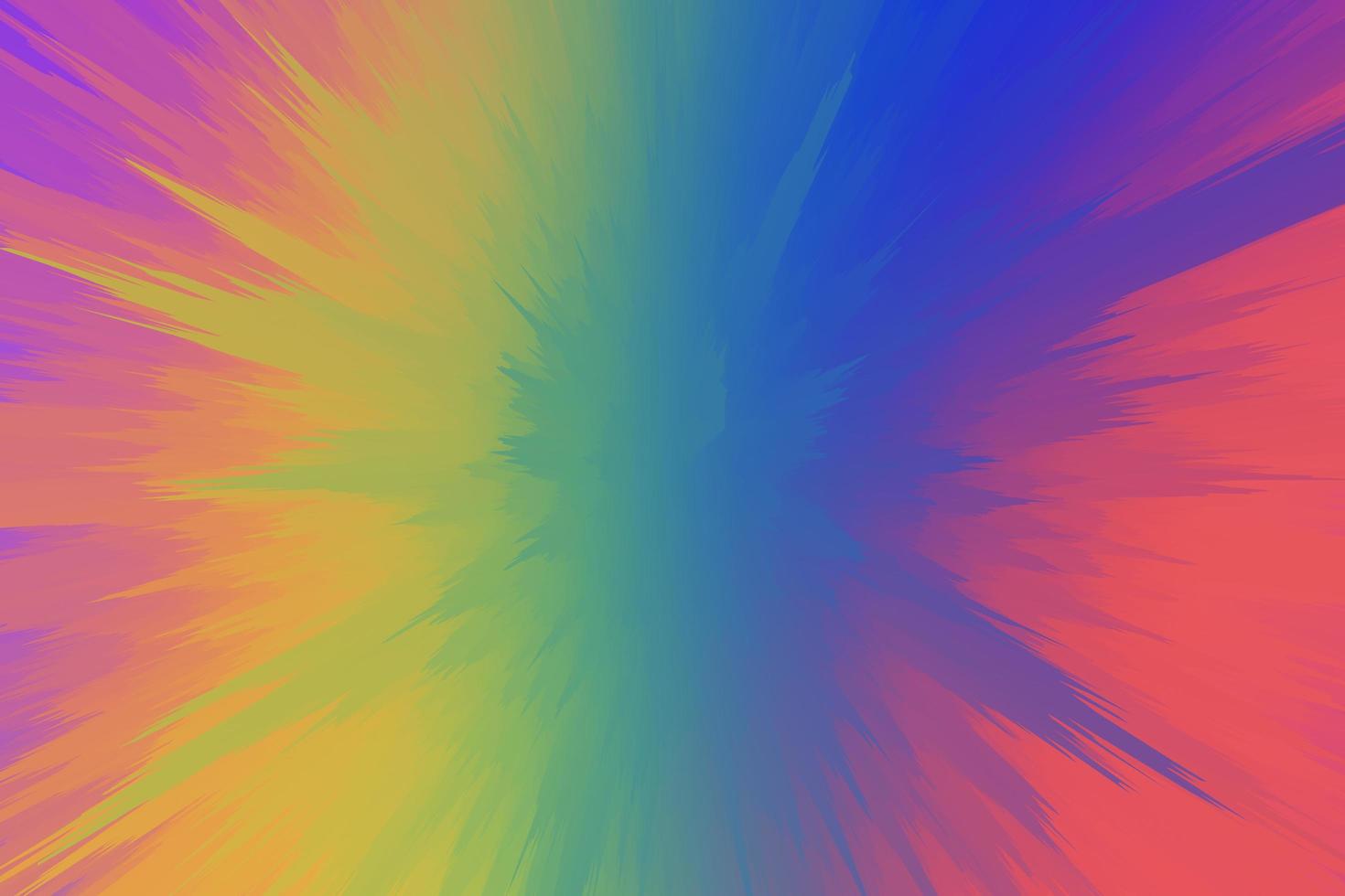 Rainbow holographic gradient sharp texture. Frozen lava 3d render illustration. Abstract motion splash background design photo