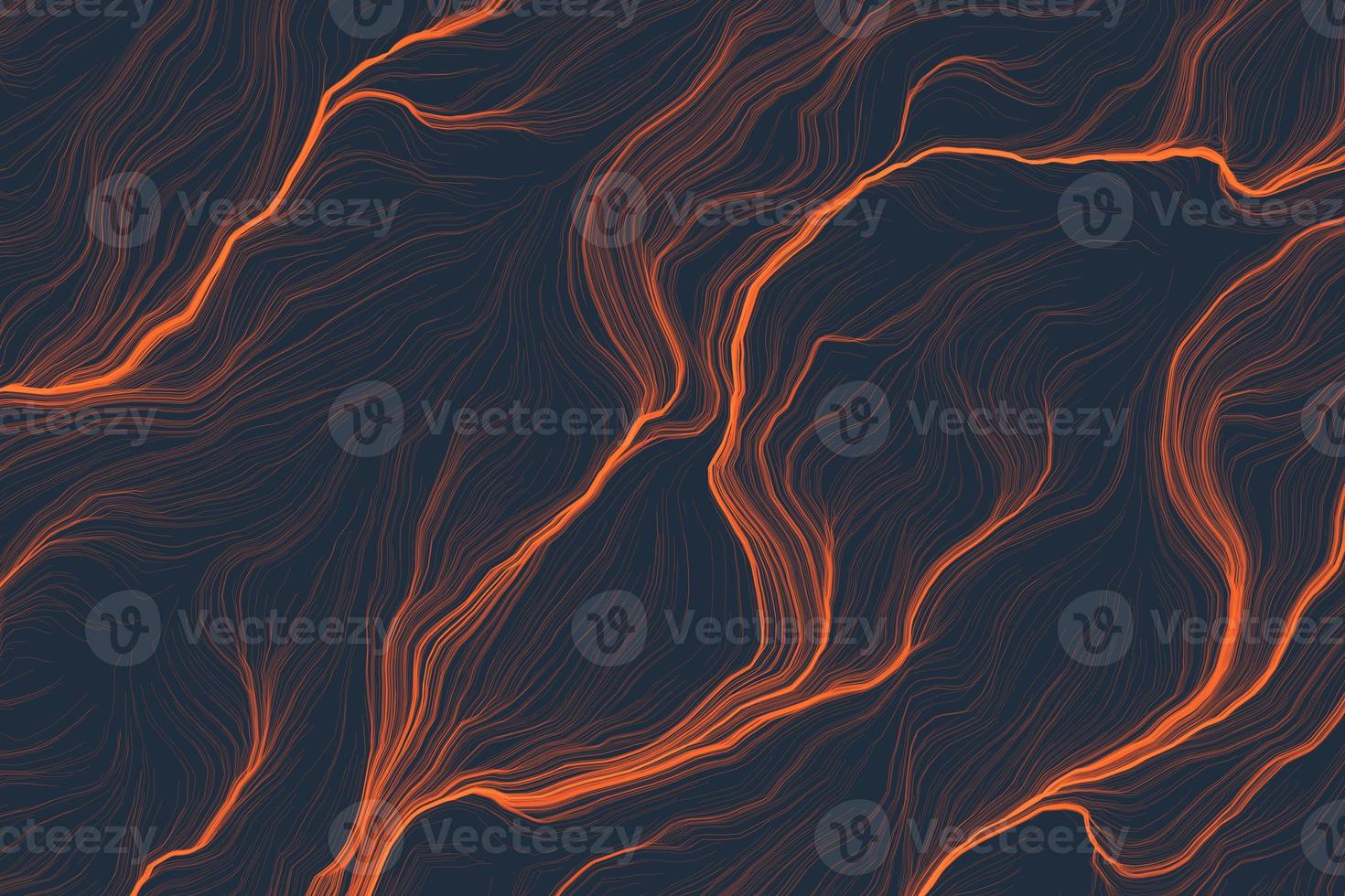 Smooth flowing wavy particles background texture for landing, ad banner, card, poster, and presentation. Perlin field 3d illustration photo