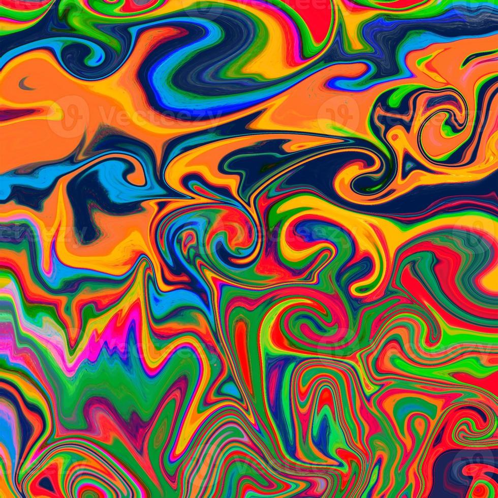 Multicolored marble texture.Colorful liquid shiny texture photo