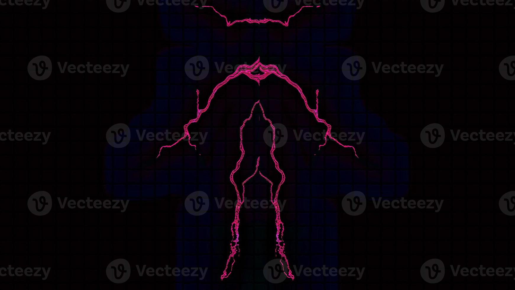 Digital Rendering Lighting Strike Electric Background photo