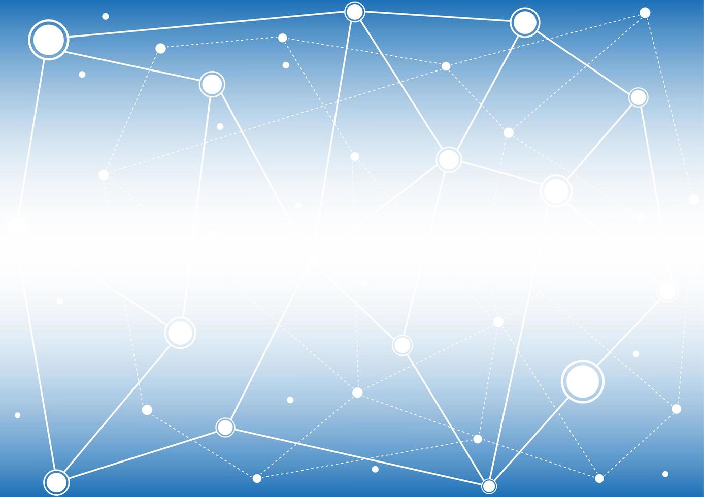 Connecting dots technology digital for global web blue abstract background photo